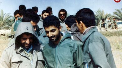 عکس؛ سفر در زمان؛ «سردار سلیمانی در کنار شهید باکری» در زمان جنگ؛ دهه 60