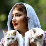 عکس؛ سفر در زمان؛ «هانیه توسلی در کنار باران کوثری»؛ سال 1394