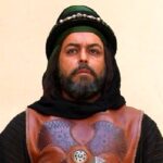 عکس| سفر به تاریخ؛ لحظۀ پرتاب چاقو توسط «زائده» در پشت صحنه «مختارنامه»