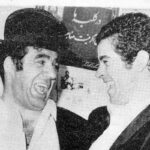 عکس؛ سفر در زمان؛ «پریناز ایزدیار و مهناز افشار» در مراسم تشییع ناصر ملک مطیعی؛ سال 1397