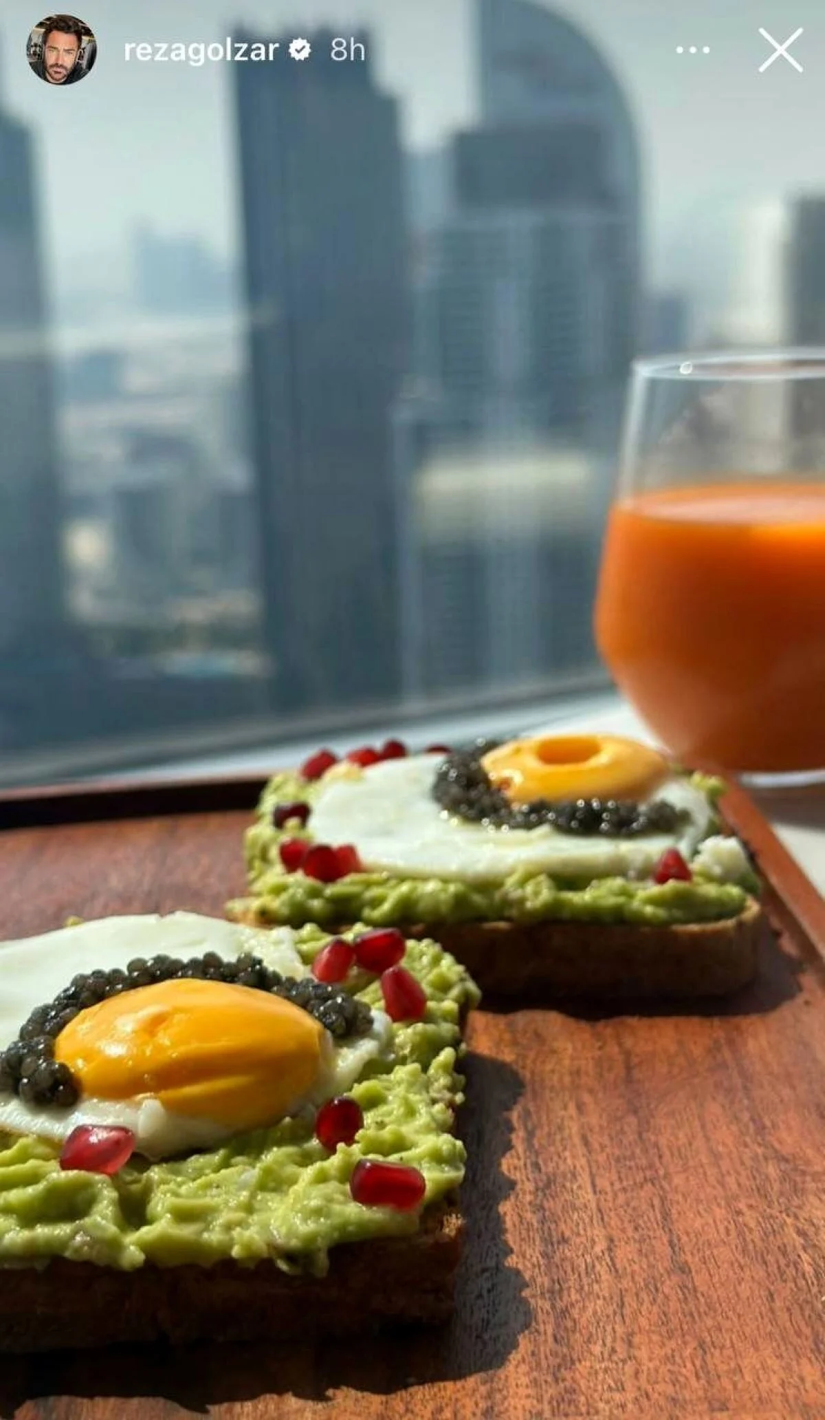 عکس روز | رضا گلزار و همسرش: یه صبحانه، یه دنیا عشق! 2 KoMucmClSU9i